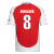 ØDEGAARD #8 Arsenal 24/25 Kid's Home Shirt and Shorts - Arsenal Font