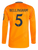 BELLINGHAM #5 Real Madrid 24/25 Men's Away Long Sleeve Shirt