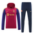 Barcelona 24/25 Men's Red Hoodie Tracksuit