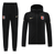 Barcelona 24/25 Men's Black Long Zip Hoodie Tracksuit