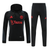 Manchester United 24/25 Men's Black Hoodie Tracksuit