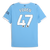 FODEN #47 Manchester City 25/26 Stadium Men's Home Shirt - PL Font