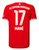 MANÉ #17 Bayern Munich 22/23 Stadium Men's Home Shirt
