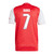 SAKA #7 Arsenal 25/26 Authentic Men's Home Shirt - Arsenal Font