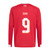 ISAK #9 Liverpool 25/26 Men's Home Long Sleeve Shirt - Liverpool Font