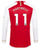 MARTINELLI #11 Arsenal 23/24 Men's Home Long Sleeve Shirt - PL Font
