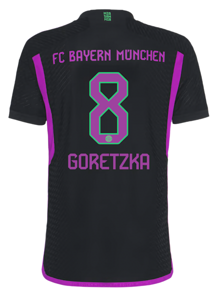 GORETZKA #8 Bayern Munich 23/24 Authentic Men's Away Shirt