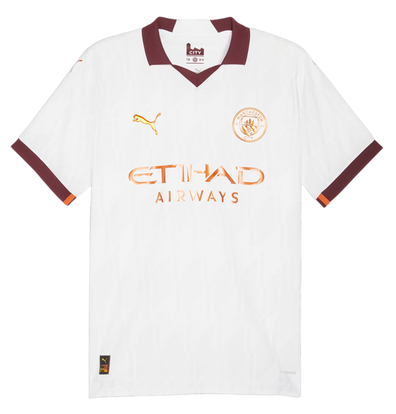 Manchester City 23/24 Authentic Men's Away Shirt