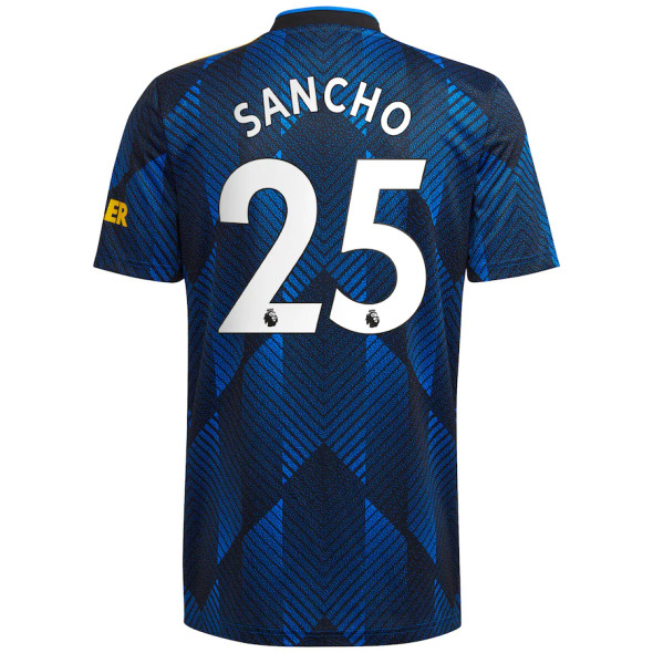 SANCHO #25 Kid's 21/22 Manchester United Third Shirt and Shorts