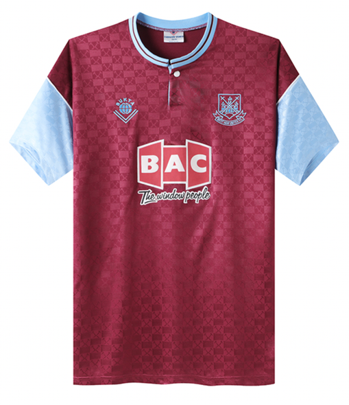 West Ham United 89/91 Men's Home Retro Shirt