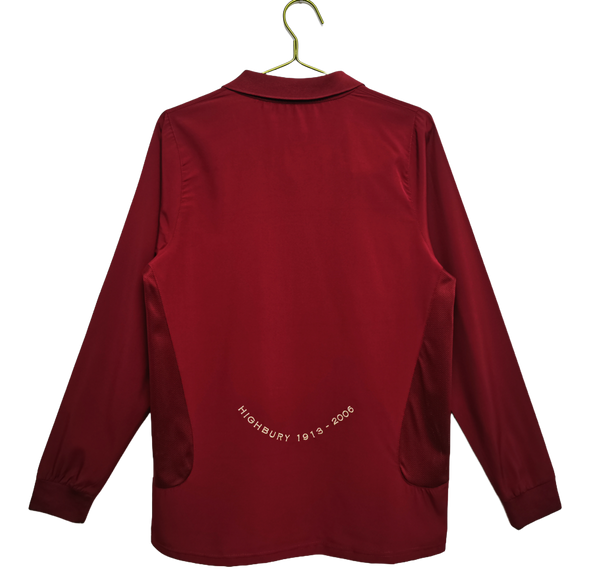 Arsenal 05/06 Men's Home Retro Long Sleeve Shirt