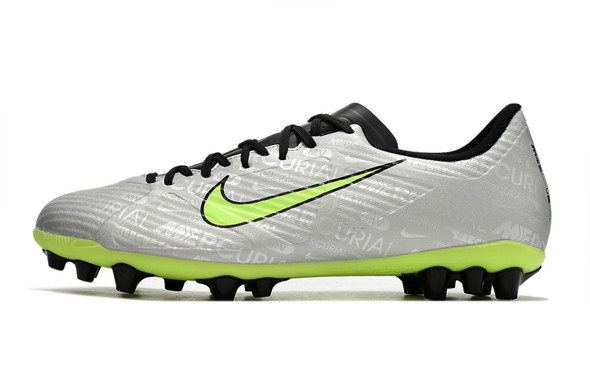 Nike Mercurial Vapor XV Academy AG Football Boots - Gry/Neon Yellow