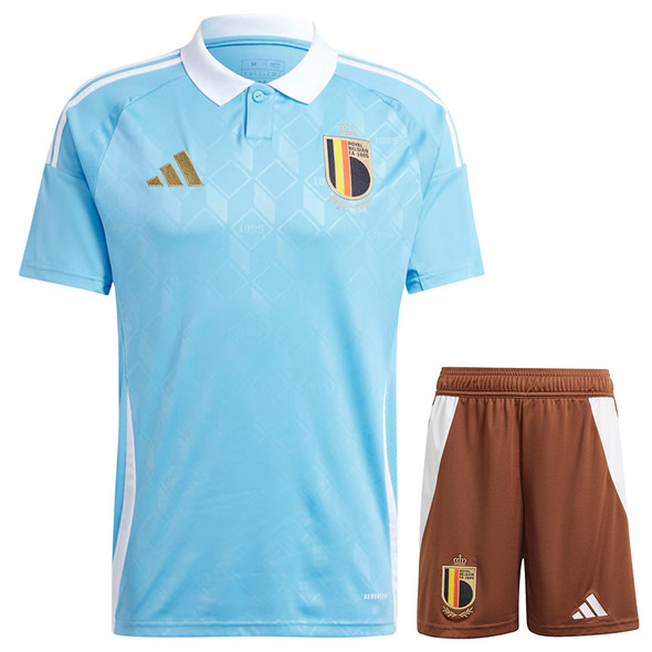 Belgium 2024 Kid's Away Shirt and Shorts