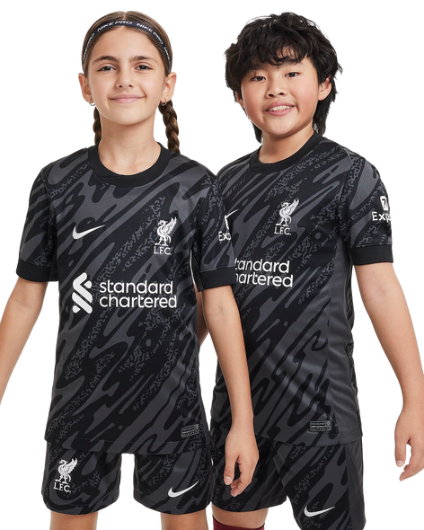 Liverpool 24/25 Kid's Home Goalkeeper Shirt and Shorts