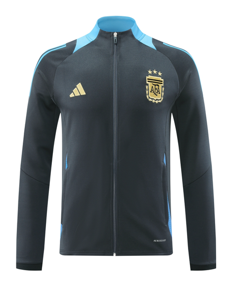 Argentina 24/25 Men's Gray Long Zip Jacket
