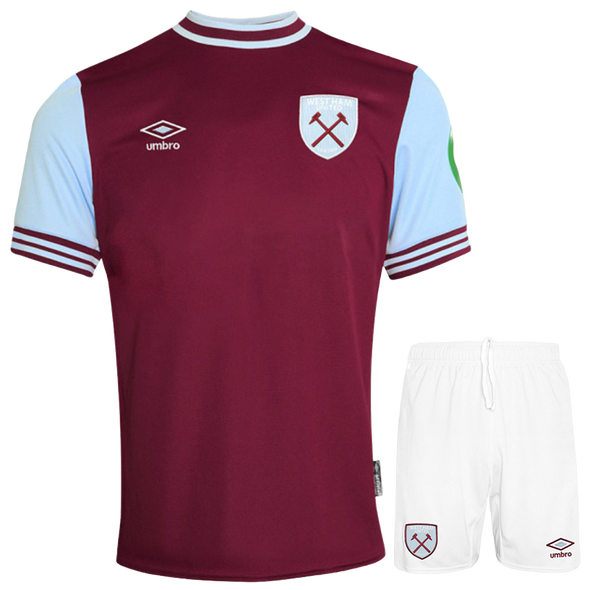 West Ham United 24/25 Kid's Home Shirt and Shorts