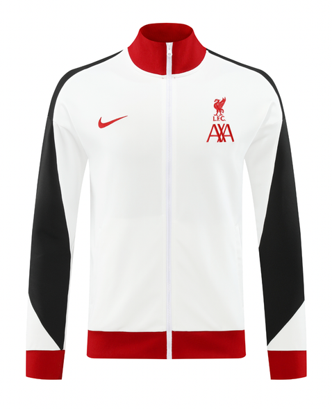 Liverpool 24/25 Men's White Long Zip Jacket