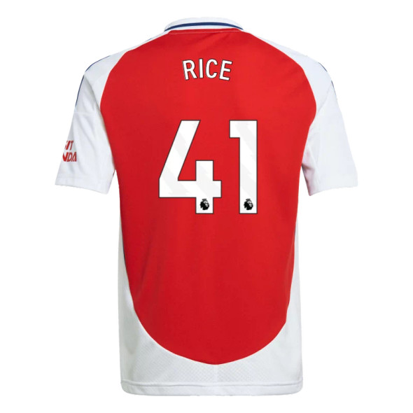 RICE #41 Arsenal 24/25 Kid's Home Shirt and Shorts - PL Font