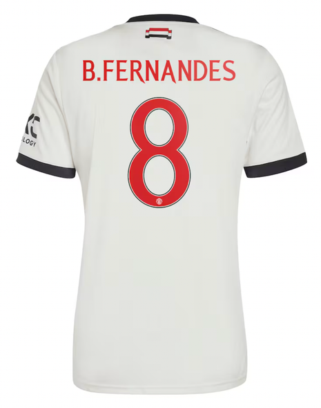 B.FERNANDES #8 Manchester United 24/25 Stadium Men's Third Shirt - Man United Font
