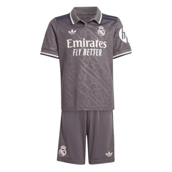 VINI JR #7 Real Madrid 24/25 Kid's Third Shirt and Shorts