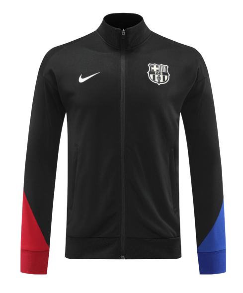 Barcelona 24/25 Men's Black Long Zip Jacket