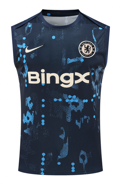Chelsea 24/25 Men's Navy Pre-Match Training Tank Top