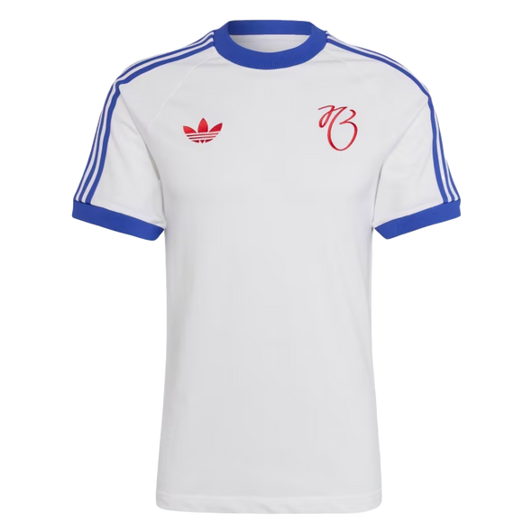 Real Madrid 24/25 Men's JB White 3-Stripes T-Shirt