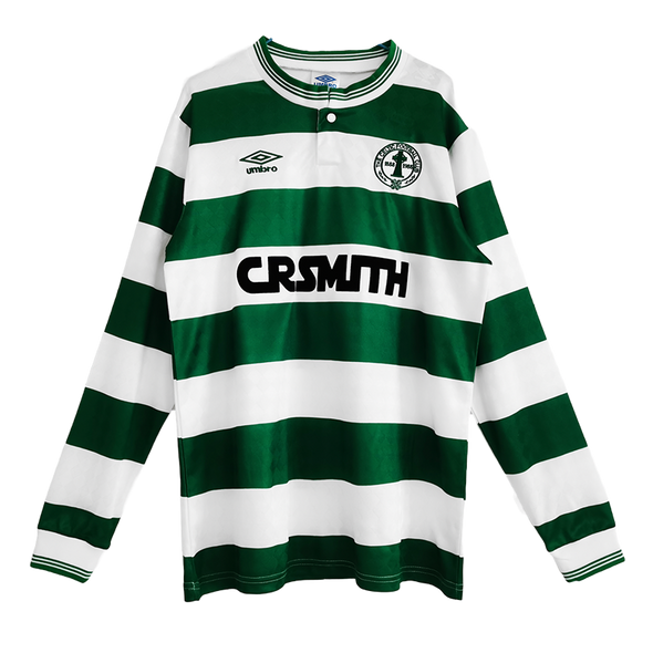 Celtic 87/88 Men's Home Retro Long Sleeve Shirt