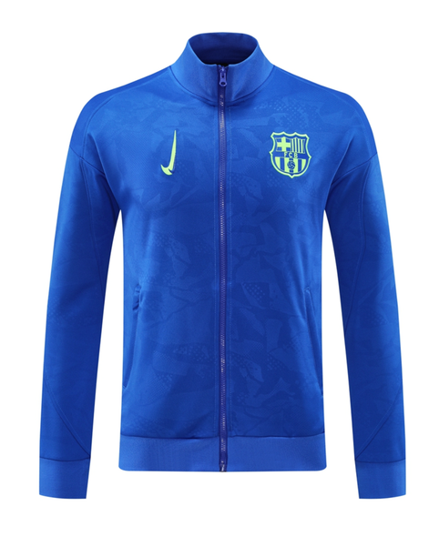 Barcelona 24/25 Men's Blue Long Zip Anthem Jacket