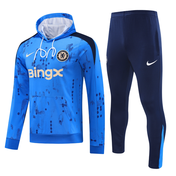 Chelsea 24/25 Men's Blue Pre-Match Hoodie Tracksuit
