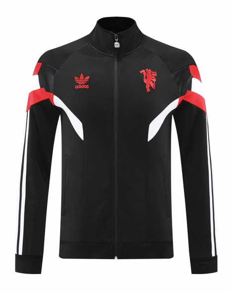 Manchester United 24/25 Men's Originals Black Long Zip Jacket