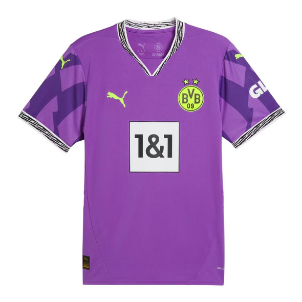 Borussia Dortmund 24/25 Stadium Men's Purple Anniversary Culture Shirt