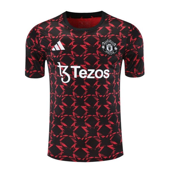 Manchester United 24/25 Men's Red-Black Pre-Match Shirt