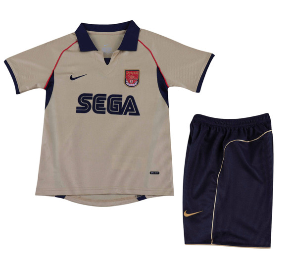 Arsenal 01/02 Kid's Away Retro Mini-Kit