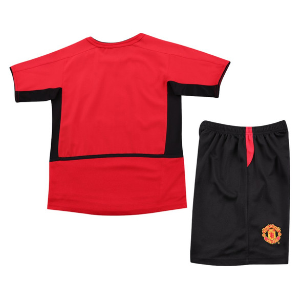Manchester United 02/04 Kid's Home Retro Mini-Kit