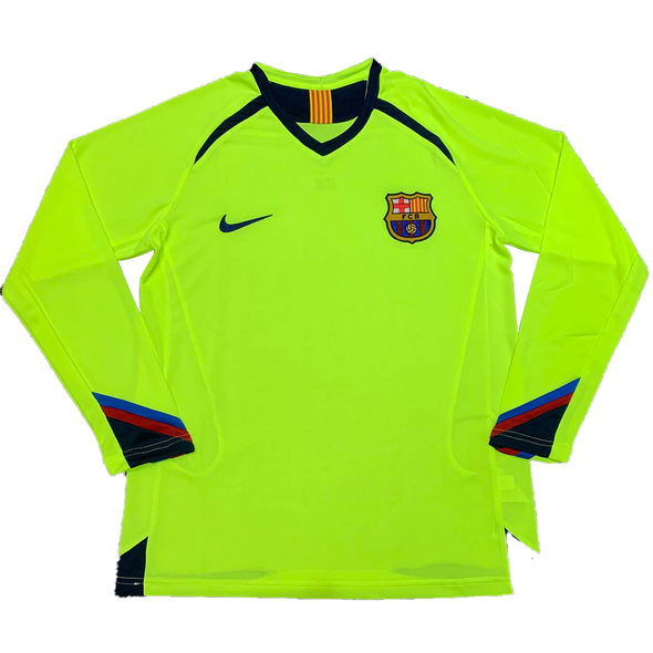 Barcelona 05/06 Men's Away Retro Long Sleeve Shirt