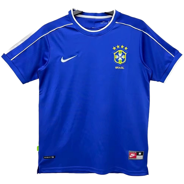 Brazil 1998 Men's Away Retro Shirt