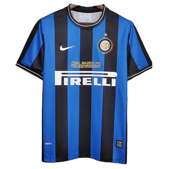 Inter Milan 09/10 Men's Home Retro Shirt UCL Edition