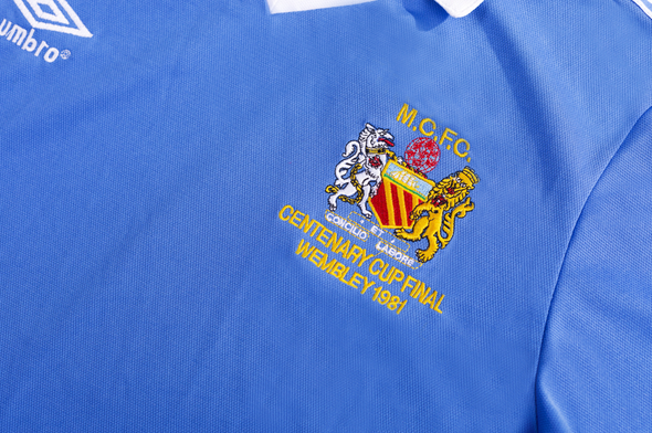 Manchester City 81/82 Men's Home Retro Shirt Cup Edition
