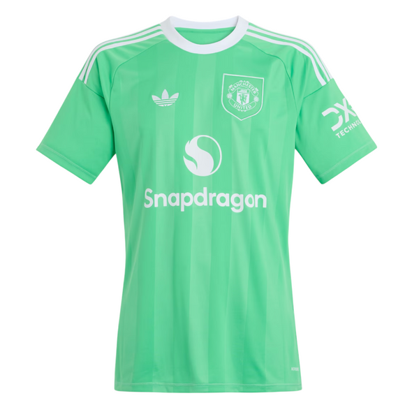 Manchester United 25/26 Kid's Green Goalkeeper Mini-Kit