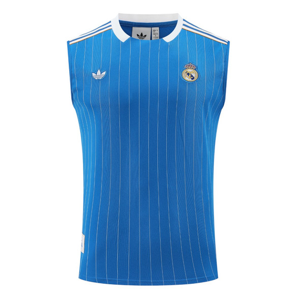 Real Madrid 25/26 Men's Blue Terrace Icon Tank Top