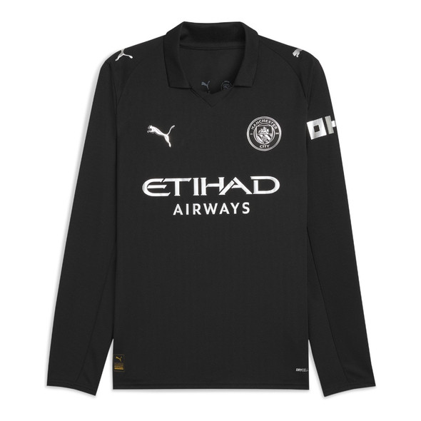 HAALAND #9 Manchester City 25/26 Men's Away Long Sleeve Shirt - PL Font