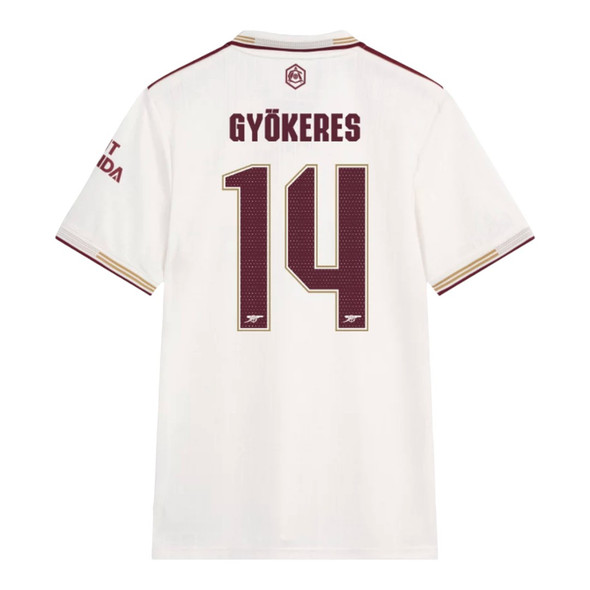 GYÖKERES #14 Arsenal 25/26 Authentic Men's Third Shirt - Arsenal Font