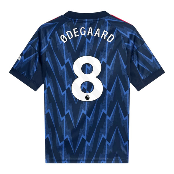 ØDEGAARD #8 Arsenal 25/26 Kid's Away Mini-Kit - PL Font