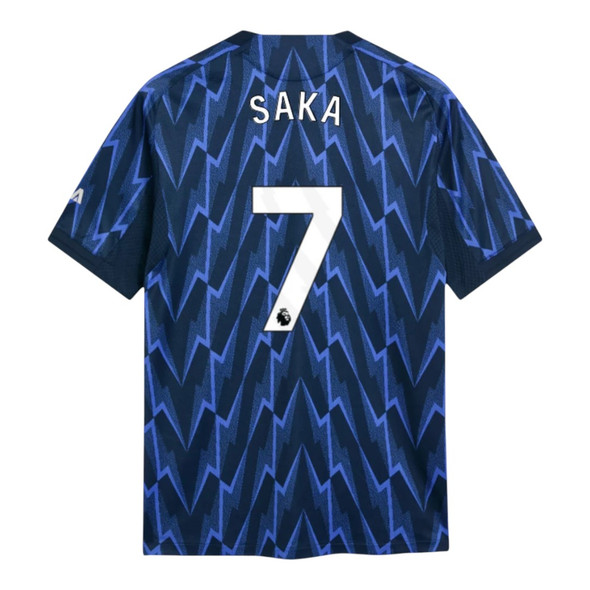 SAKA #7 Arsenal 25/26 Authentic Men's Away Shirt - PL Font