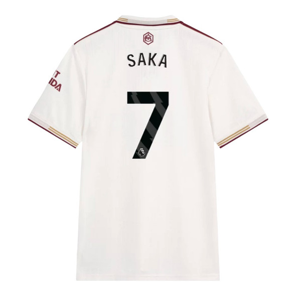 SAKA #7 Arsenal 25/26 Authentic Men's Third Shirt - PL Font