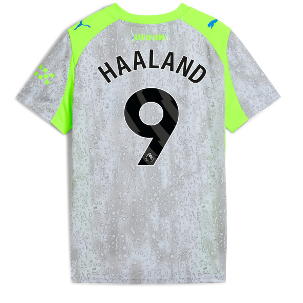 HAALAND #9 Manchester City 25/26 Authentic Men's Third Shirt - PL Font