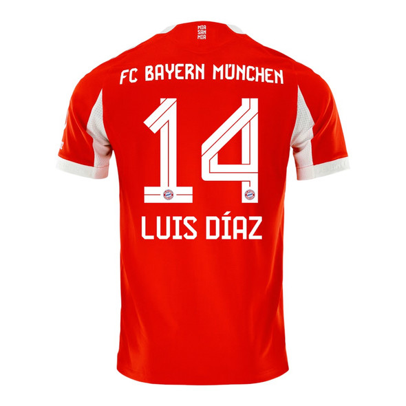LUIS DÍAZ #14 Bayern Munich 25/26 Authentic Men's Home Shirt