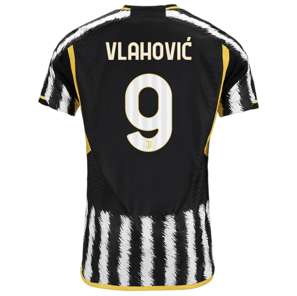 VLAHOVIĆ #9 Juventus 23/24 Authentic Men's Home Shirt