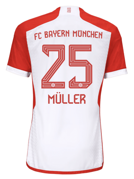 MÜLLER #25 Bayern Munich 23/24 Authentic Men's Home Shirt